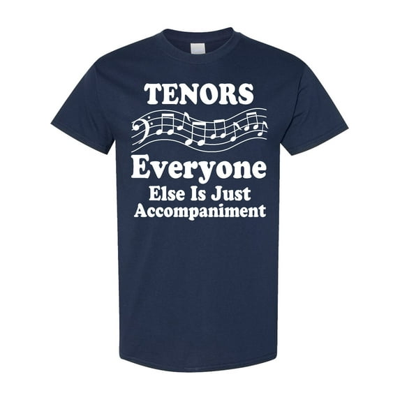 Inktastic Tenor Singer Funny Choir Music Joke T-Shirt