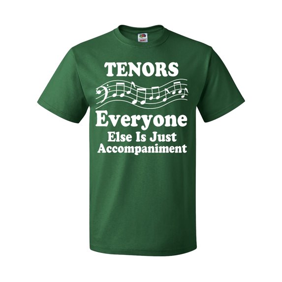 Inktastic Tenor Singer Funny Choir Music Joke T-Shirt
