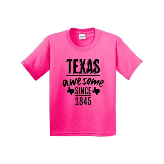 Inktastic Texas Awesome Since 1845 Youth T-Shirt