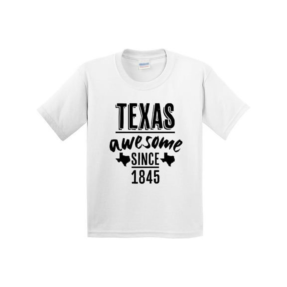 Inktastic Texas Awesome Since 1845 Youth T-Shirt