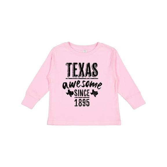 Inktastic Texas Awesome Since 1895 Boys or Girls Long Sleeve Toddler T-Shirt