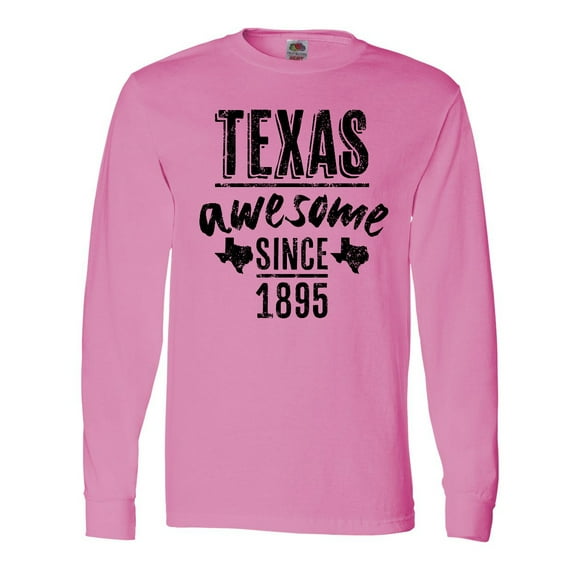 Inktastic Texas Awesome Since 1895 Long Sleeve T-Shirt