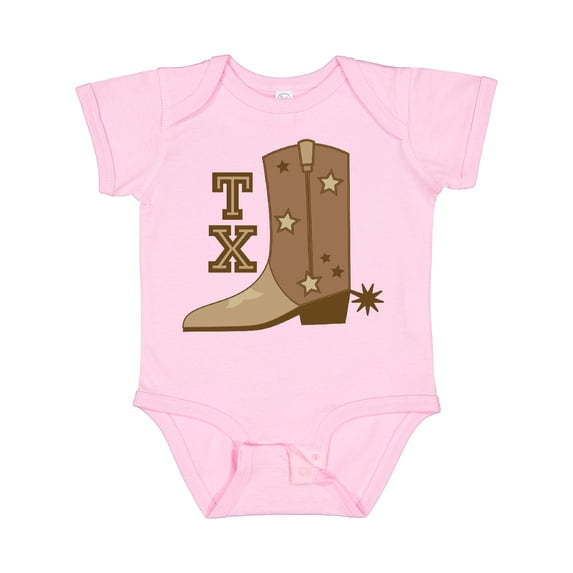 Inktastic Texas Cowboy Boot Boys or Girls Baby Bodysuit