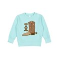 thumbnail image 1 of Inktastic Texas Cowboy Boot Toddler Sweatshirt, 1 of 4