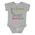 thumbnail image 1 of Inktastic Texas Grandma Loves Me Boys or Girls Baby Bodysuit, 1 of 5