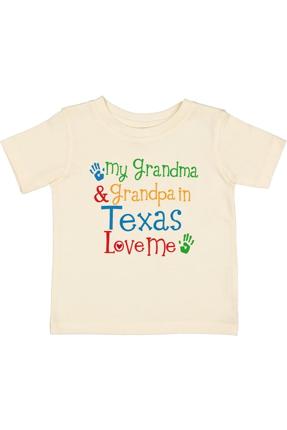 Texas Grandma Loves Me Boys or Girls Baby T-Shirt