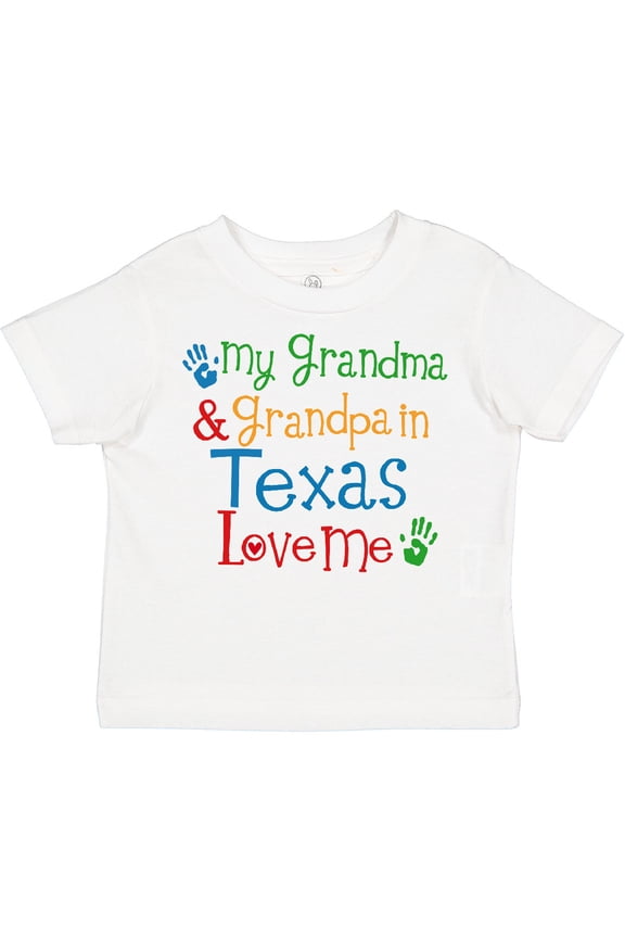 Texas Grandma Loves Me Boys or Girls Toddler T-Shirt