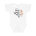 thumbnail image 1 of Inktastic Texas Home is Where the Heart is with Watercolor Floral Girls Baby Bodysuit, 1 of 5
