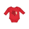 thumbnail image 1 of Inktastic Texas Home is Where The Heart is with Watercolor Floral Girls Long Sleeve Baby Bodysuit, 1 of 5