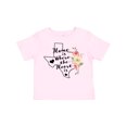 thumbnail image 1 of Inktastic Texas Home is Where the Heart is with Watercolor Floral Girls Toddler T-Shirt, 1 of 5