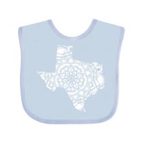 Inktastic Texas Silhouette Mandala Boys or Girls Baby Bib