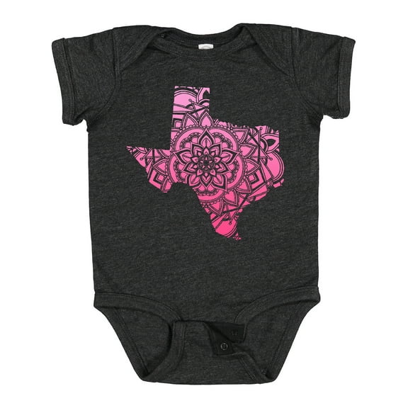 Inktastic Texas Silhouette Mandala Boys or Girls Baby Bodysuit