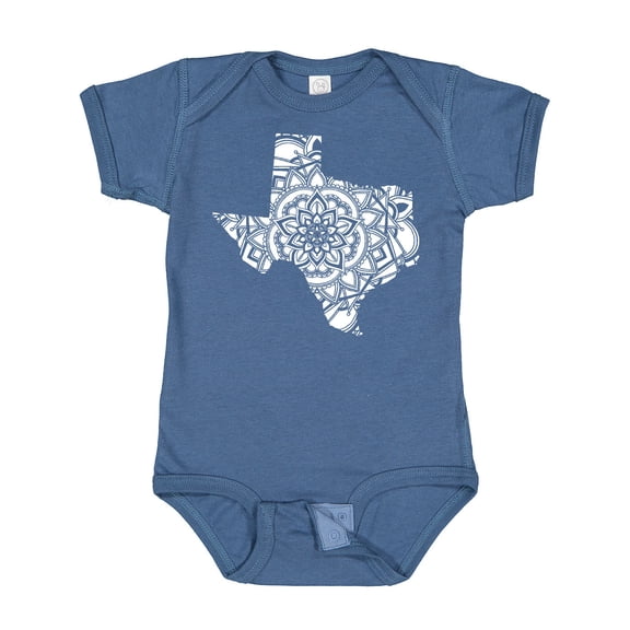 Inktastic Texas Silhouette Mandala Boys or Girls Baby Bodysuit