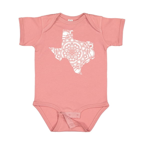 Inktastic Texas Silhouette Mandala Boys or Girls Baby Bodysuit
