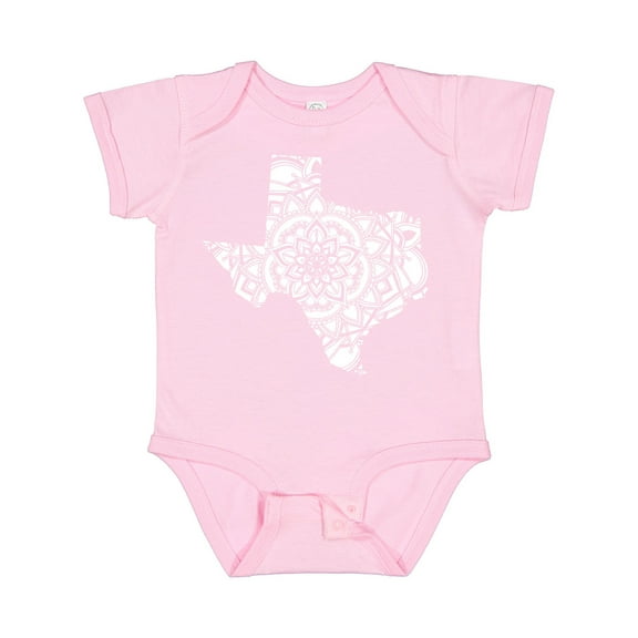 Inktastic Texas Silhouette Mandala Boys or Girls Baby Bodysuit