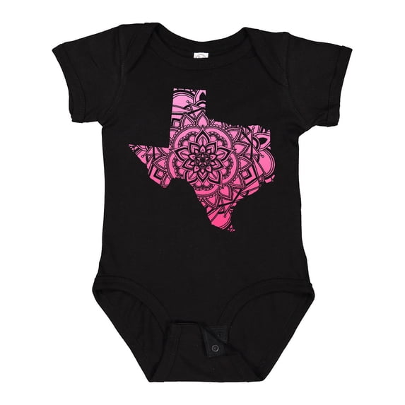 Inktastic Texas Silhouette Mandala Boys or Girls Baby Bodysuit