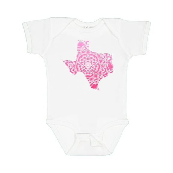 Inktastic Texas Silhouette Mandala Boys or Girls Baby Bodysuit