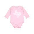 thumbnail image 1 of Inktastic Texas Silhouette Mandala Boys or Girls Long Sleeve Baby Bodysuit, 1 of 5