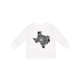 thumbnail image 1 of Inktastic Texas Silhouette Mandala Boys or Girls Long Sleeve Toddler T-Shirt, 1 of 5