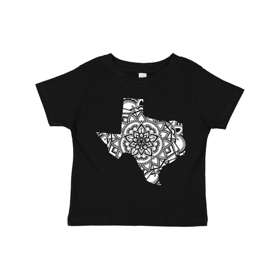 Inktastic Texas Silhouette Mandala Boys or Girls Toddler T-Shirt