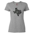 thumbnail image 1 of Inktastic Texas Silhouette Mandala Women's T-Shirt, 1 of 5