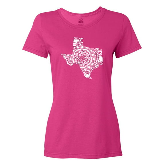 Inktastic Texas Silhouette Mandala Women's T-Shirt