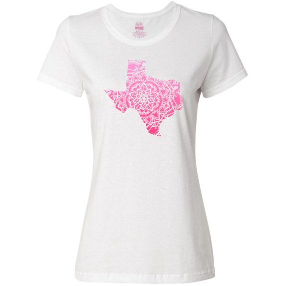 Inktastic Texas Silhouette Mandala Women's T-Shirt