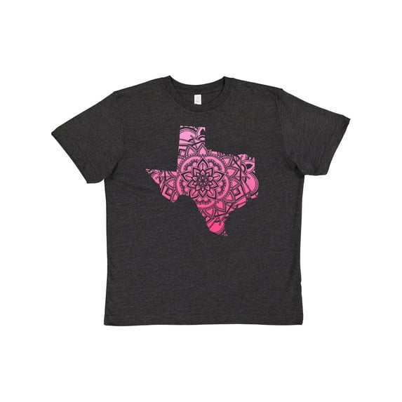 Inktastic Texas Silhouette Mandala Youth T-Shirt