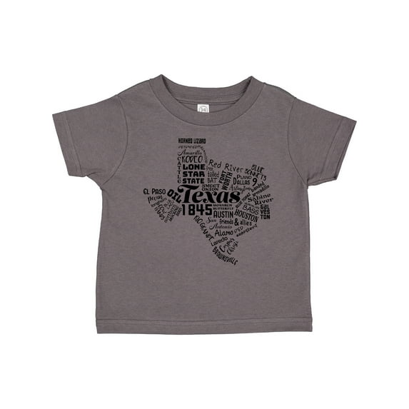 Inktastic Texas Word Salad State Outline Boys or Girls Toddler T-Shirt