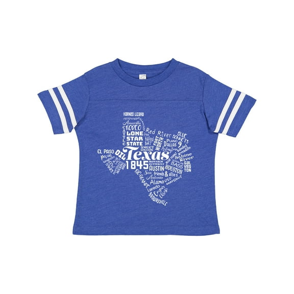 Inktastic Texas Word Salad State Outline Boys or Girls Toddler T-Shirt