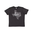 thumbnail image 1 of Inktastic Texas Word Salad- State Outline Youth T-Shirt, 1 of 5