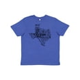 thumbnail image 1 of Inktastic Texas Word Salad State Outline Youth T-Shirt, 1 of 5