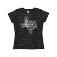 thumbnail image 1 of Inktastic Texas Word Salad- state outline Women's T-Shirt, 1 of 5
