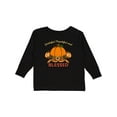 thumbnail image 1 of Inktastic Thankful Grateful and Blessed Pumpkins and Sunflower Boys or Girls Long Sleeve Toddler T-Shirt, 1 of 5