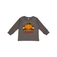 thumbnail image 1 of Inktastic Thankful Grateful and Blessed Pumpkins and Sunflower Boys or Girls Long Sleeve Toddler T-Shirt, 1 of 5
