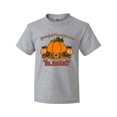 thumbnail image 1 of Inktastic Thankful Grateful and Blessed Pumpkins and Sunflower Youth T-Shirt, 1 of 5