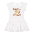thumbnail image 1 of Inktastic Thankful Loved Blessed Girls Baby Dress, 1 of 5