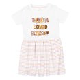thumbnail image 1 of Inktastic Thankful Loved Blessed Girls Toddler Dress, 1 of 5