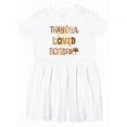 thumbnail image 1 of Inktastic Thankful Loved Blessed Girls Toddler Dress, 1 of 5