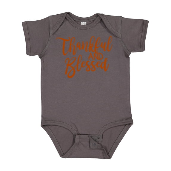 Inktastic Thankful and Blessed Boys or Girls Baby Bodysuit