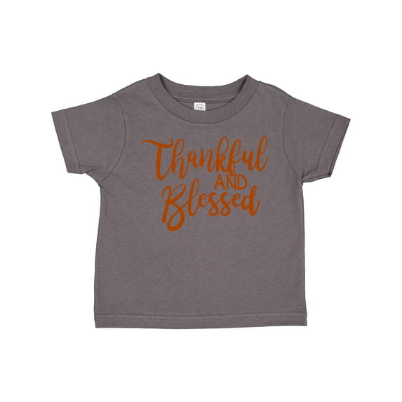 Inktastic Thankful and Blessed Boys or Girls Toddler T-Shirt