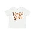 thumbnail image 1 of Inktastic Thankful and Blessed Boys or Girls Toddler T-Shirt, 1 of 5