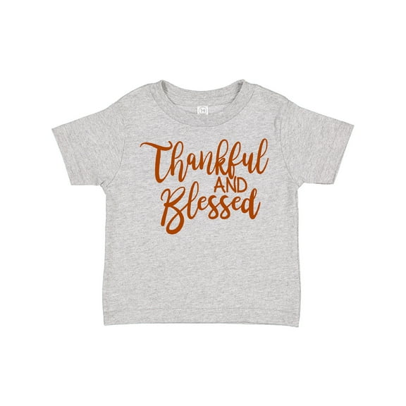 Inktastic Thankful and Blessed Boys or Girls Toddler T-Shirt