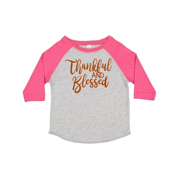 Inktastic Thankful and Blessed Boys or Girls Toddler T-Shirt