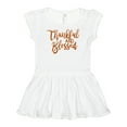 thumbnail image 1 of Inktastic Thankful and Blessed Girls Baby Dress, 1 of 4