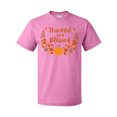 thumbnail image 1 of Inktastic Thankful and Blessed Pumpkin and Fall Leaves T-Shirt, 1 of 5