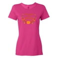 thumbnail image 1 of Inktastic Thankful and Blessed Pumpkin and Fall Leaves Women's T-Shirt, 1 of 5