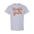 thumbnail image 1 of Inktastic Thankful and Blessed T-Shirt, 1 of 5