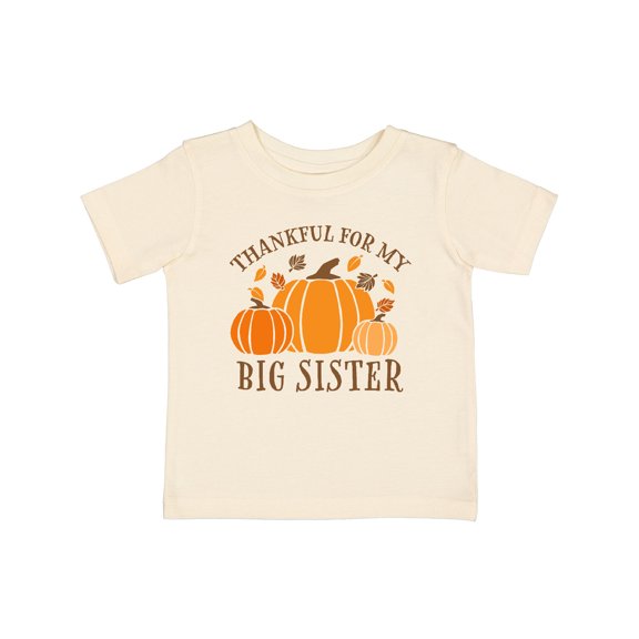 Inktastic Thankful for My Big Sister Boys or Girls Baby T-Shirt
