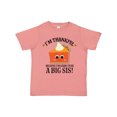 thumbnail image 1 of Inktastic Thanksgiving Big Sis Announcement Girls Toddler T-Shirt, 1 of 5
